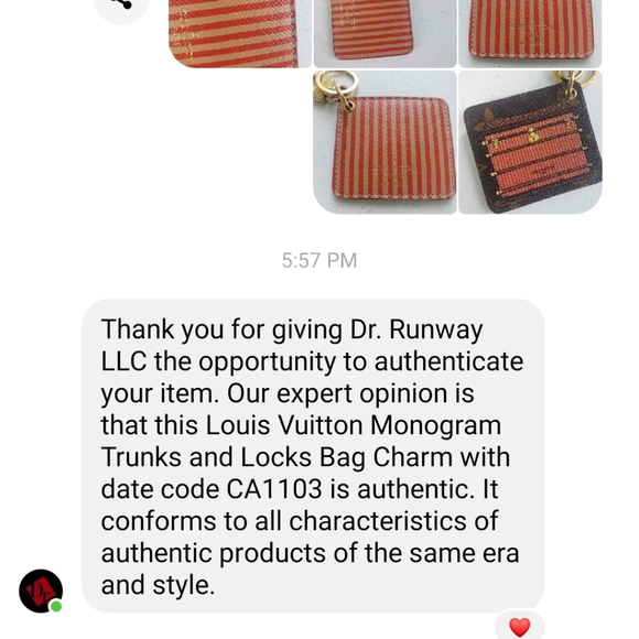 SOLD Louis Vuitton Trunks and Locks Bag Charm - Picture 12 of 12